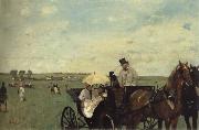 Edgar Degas At the Races in the Countryside France oil painting artist